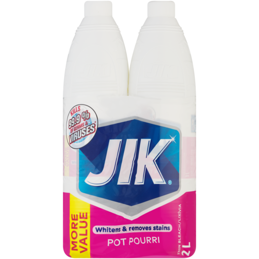 Jik Pot Pourri Bleach Value Pack 2 x 1L