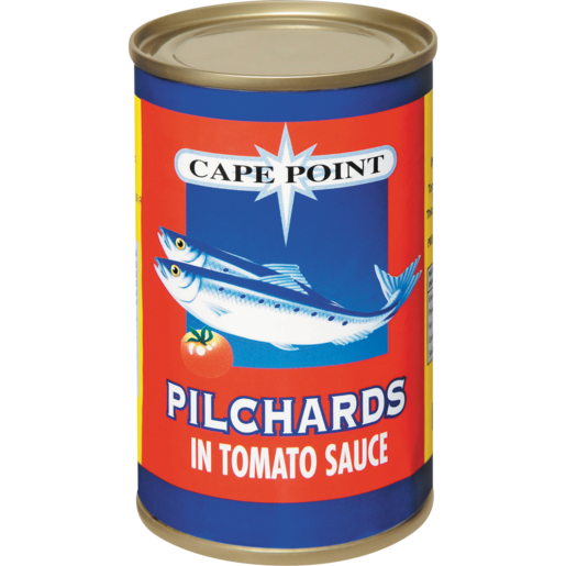 Cape Point Pilchards In Tomato Can 155g