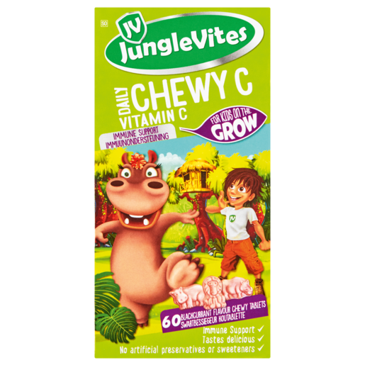 Jungle Vites Blackcurrant Chewy C Supplement 60 Pack