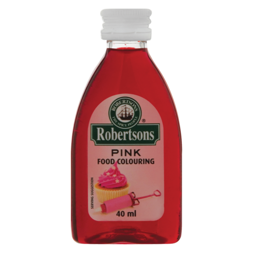 Robertsons Pink Food Colouring 40ml