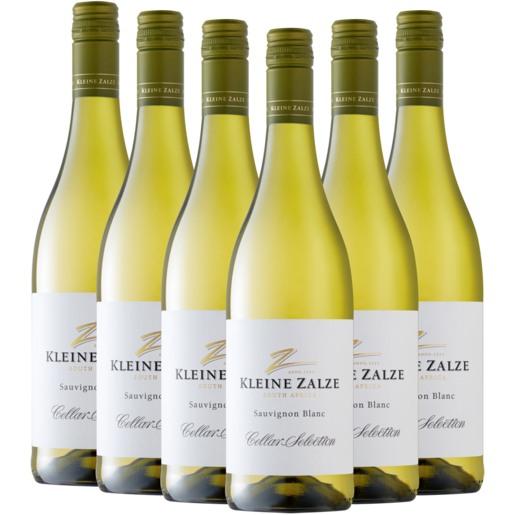Kleine Zalze Sauvignon Blanc White Wine Bottles 6 x 750ml