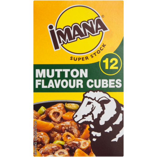 Imana Mutton Flavoured Stock Cubes 12 Pack