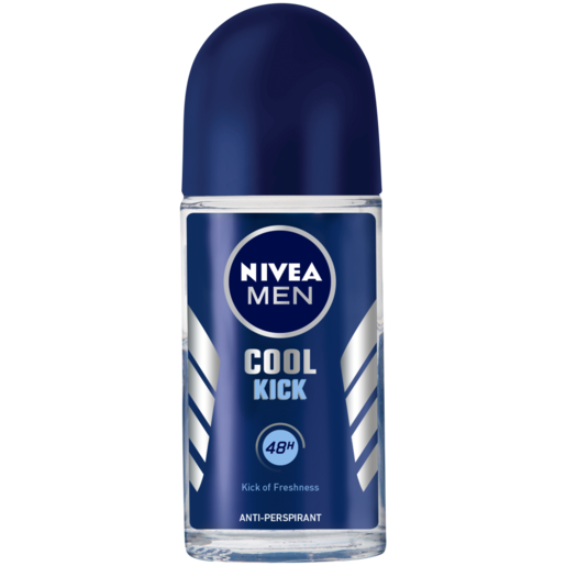 NIVEA MEN Cool Kick Roll-On 50ml | Male Roll-on & Stick Deodorant ...