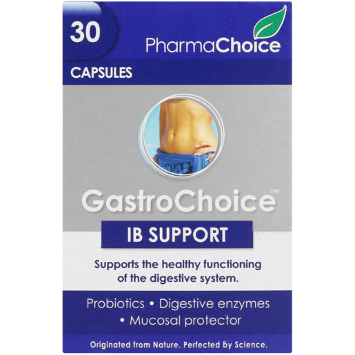 Pharma Choice Gastro Choice IBS Probiotic Capsules 30 Pack