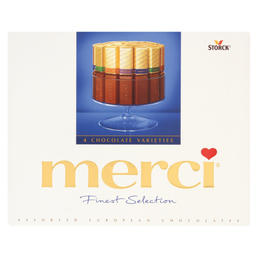 Storck Merci Finest Selection Assorted European Milk Chocolates 250g