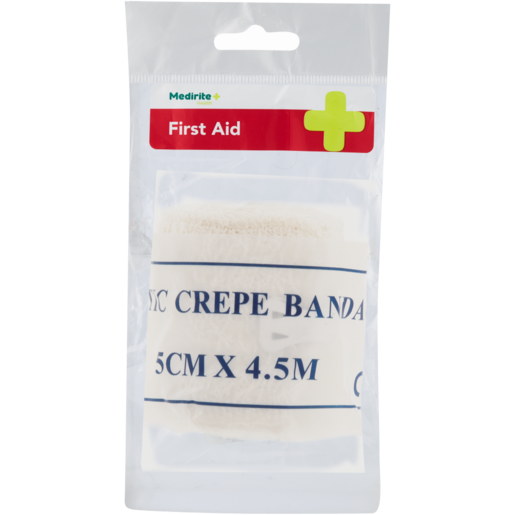 Medirite First Aid Elastic Crepe Bandage 5cm x 4.5m