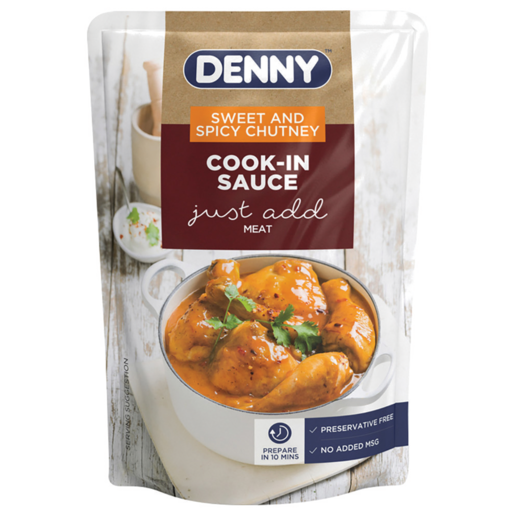 DENNY Sweet & Spicy Chutney Cook-In-Sauce 415g