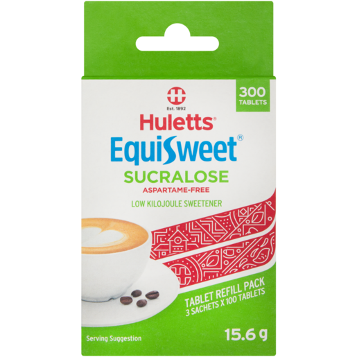 Huletts Sucralose Aspartame-free Sweetener 300 Pack