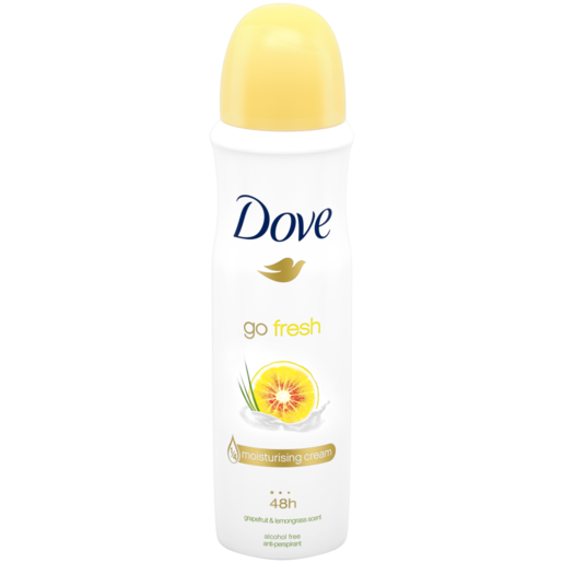 Dove Go Fresh Grapefruit & Lemongrass Antiperspirant Deodorant Body Spray 150ml