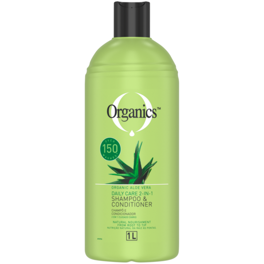 Organics Aloe Vera Daily Care 2-In-1 Shampoo & Conditioner 1L