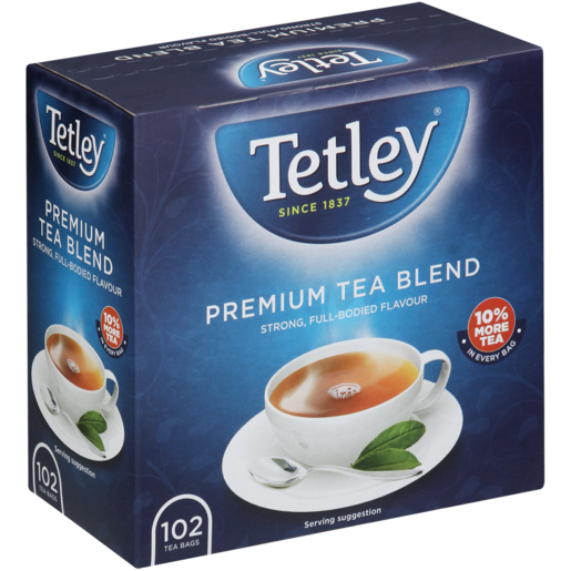 Tetley Premium Blend Teabags 102 Pack