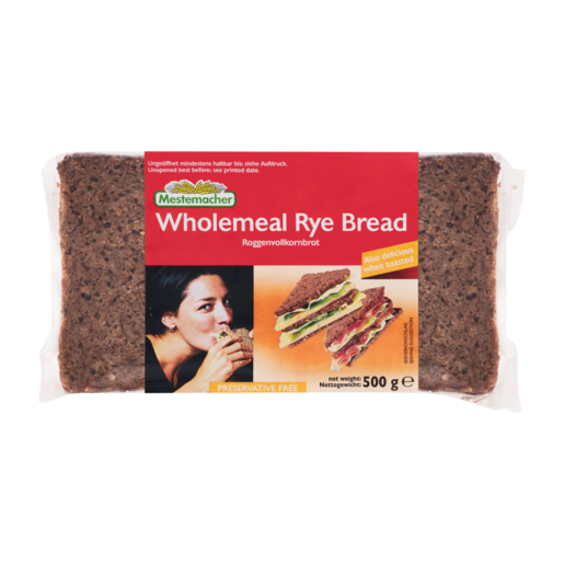 Mestemacher Wholemeal Rye Bread 500g