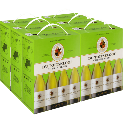 Du Toitskloof Chenin Blanc White Wine Boxes 4 x 3L