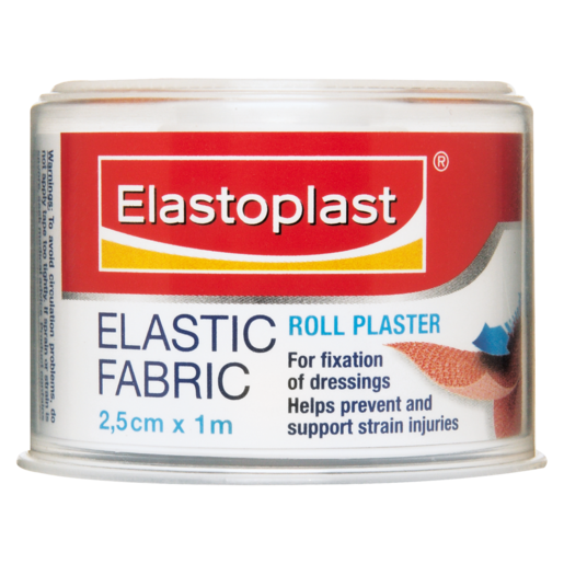 Elastoplast Elastic Fabric Roll Plaster Pack 2.5cm x 1m