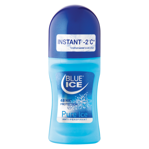 Blue Ice Pure Ice Mens Anti-Perspirant Roll-On 50ml