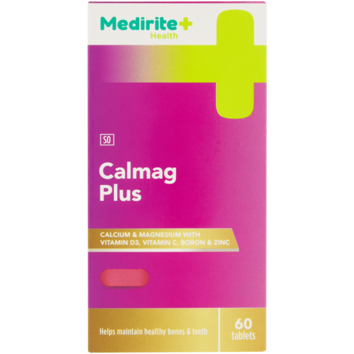 MediRite Health Calmag Plus Tablets 60 Pack