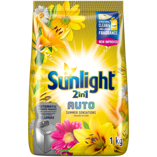 Sunlight Summer Sensations 2-In-1 Auto Washing Powder 1kg