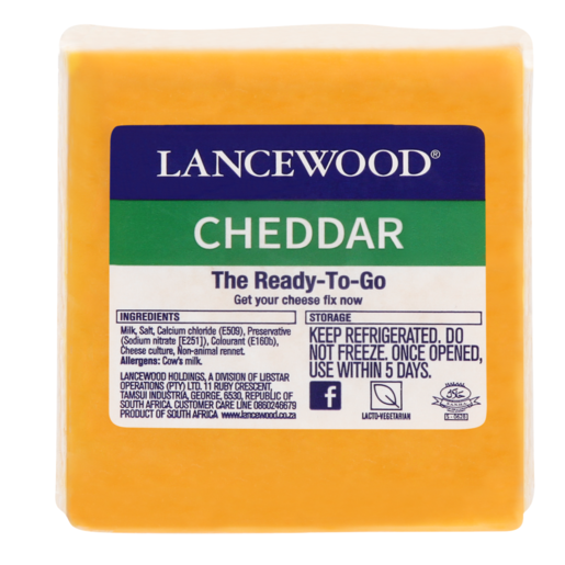 LANCEWOOD Cheddar Cheese Per KG