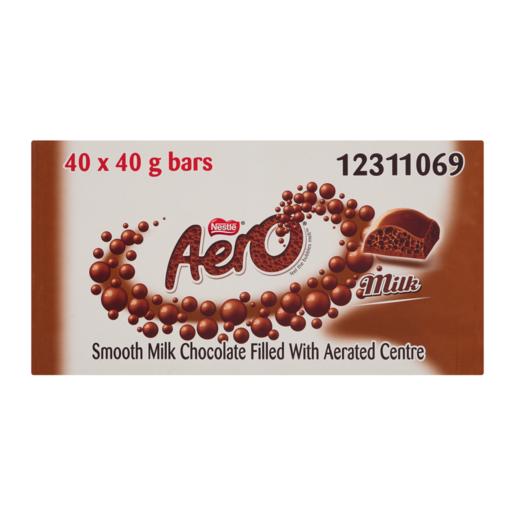 Aero Milk Chocolate Bars 40 x 40g