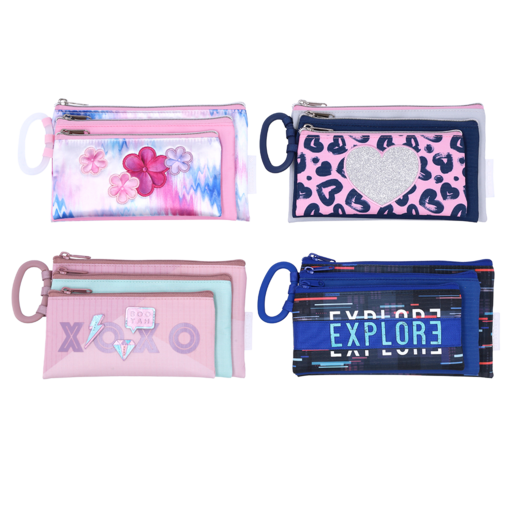 Totem Triple Deluxe Pencil Bag (Assorted Item - Supplied At Random)