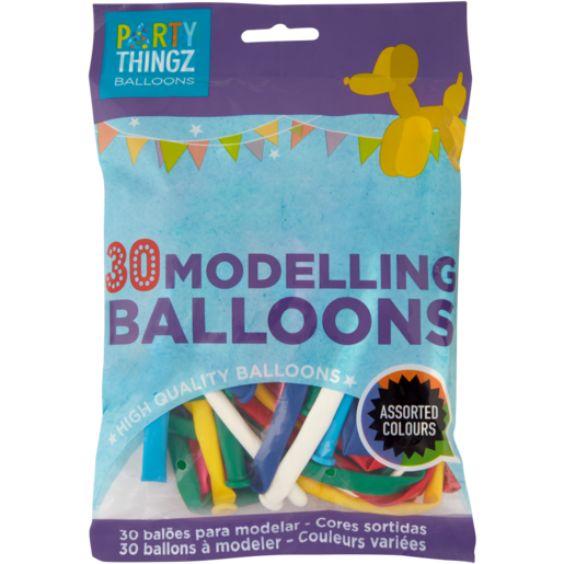 Party Thingz Modelling Balloons 30 pack