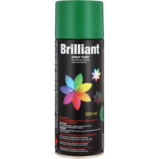 Brilliant Irish Green Spray Paint Can 300ml
