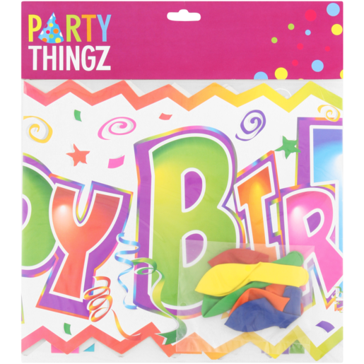 Party Thingz Happy Birthday Banner