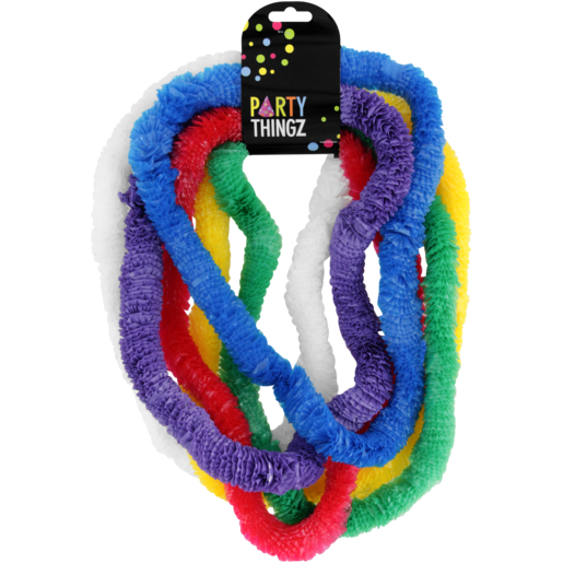Party Thingz Multicoloured Party Necklaces 6 Pack