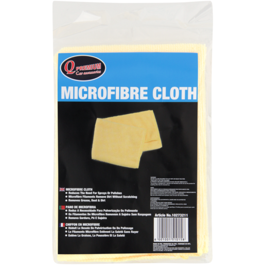 Q Premium Microfibre Cloth Yellow