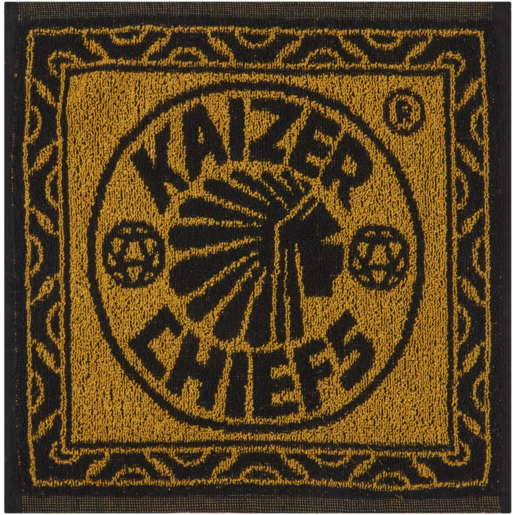 Black & Yellow Kaizer Chiefs Square Face Cloth