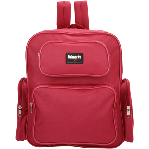 Fullmarks 4 Pocket School Backpack 36cm (Colour May Vary)
