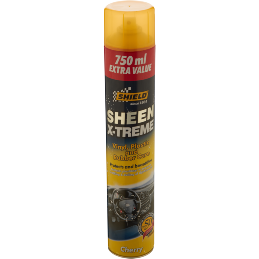Shield Sheen X-Treme Cherry Vinyl, Plastic & Rubber Care Spray 750ml