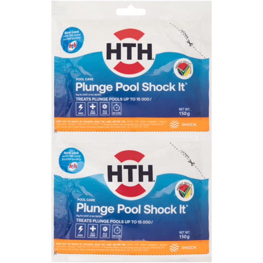 HTH Plunge Pool Shock It 2 x 150g 