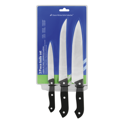 Classic Kitchen Knife Collection Chef Knife Set 3 Piece