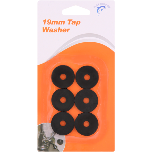 Blue Dolphin Black Tap Washer 6 x 19mm
