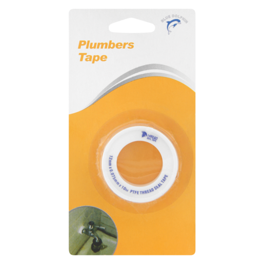 Blue Dolphin White Plumbers Tape 12 x 0.075mm x 10m