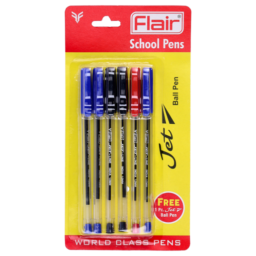 Flair Twister Ballpoint Pen 5 Piece