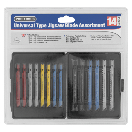 Universal Type Jigsaw Blade 14 Piece