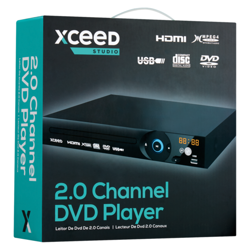 Xceed Studio 2.1 Channel Stereo HDMI DVD Player