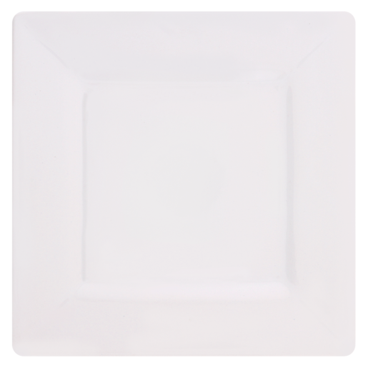 White Linear Square Side Plate