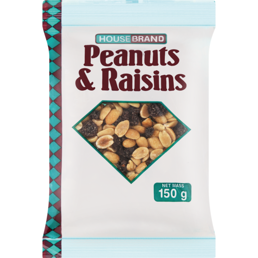 Checkers Housebrand Peanuts & Raisins 150g