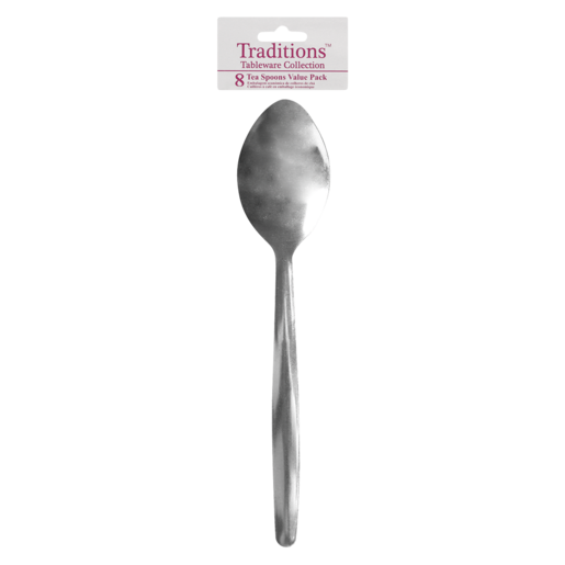 Traditions Tableware Collection Spoon Set 8 Pack