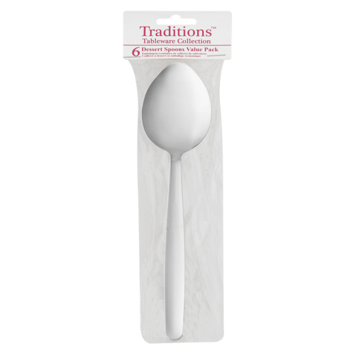 Traditions Dessert Spoons 6 Pack