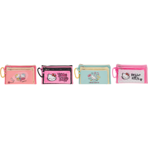 Hello Kitty Pencil Bag 3 Piece (Assorted Item - Supplied At Random)