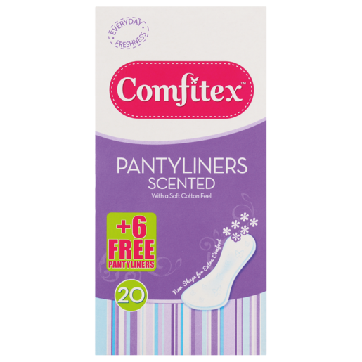 Comfitex Scented Pantyliners 20 Pack