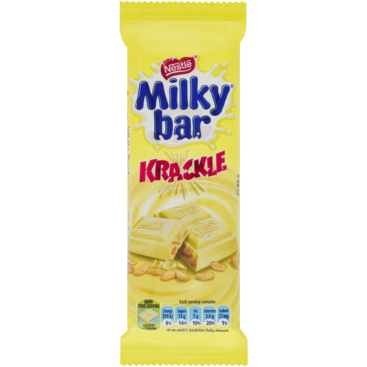 Milky Bar Krackle Chocolate Slab 80g