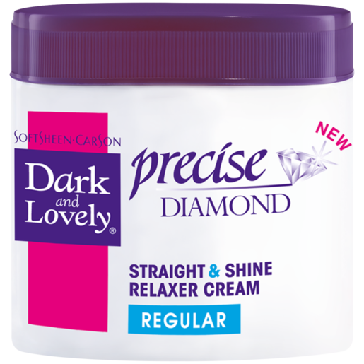 Dark and Lovely Precise Diamond Regular Straight & Shine Relaxer Cream Tub 450ml