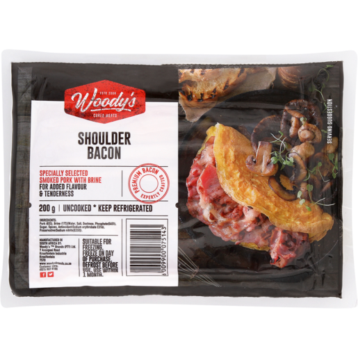 Woody's Shoulder Bacon 200g