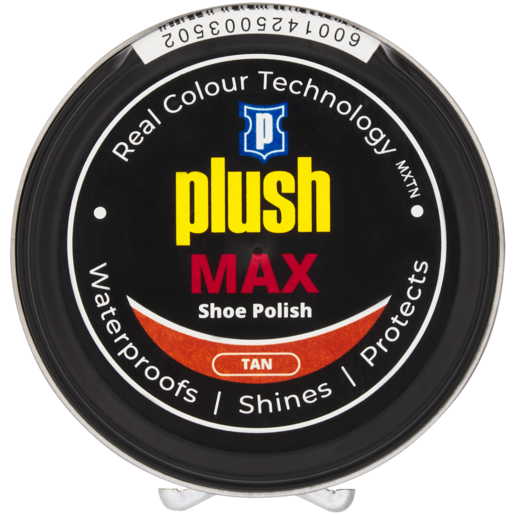 Plush Max Tan Shoe Polish 50ml