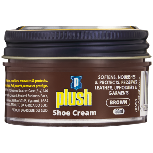 Plush Brown Shoe Cream 50ml